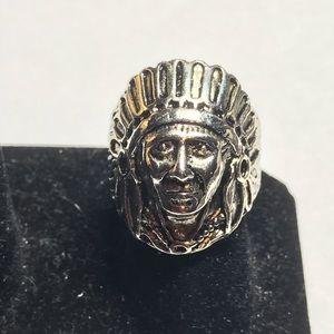 Indian Chief  ring. Size 11